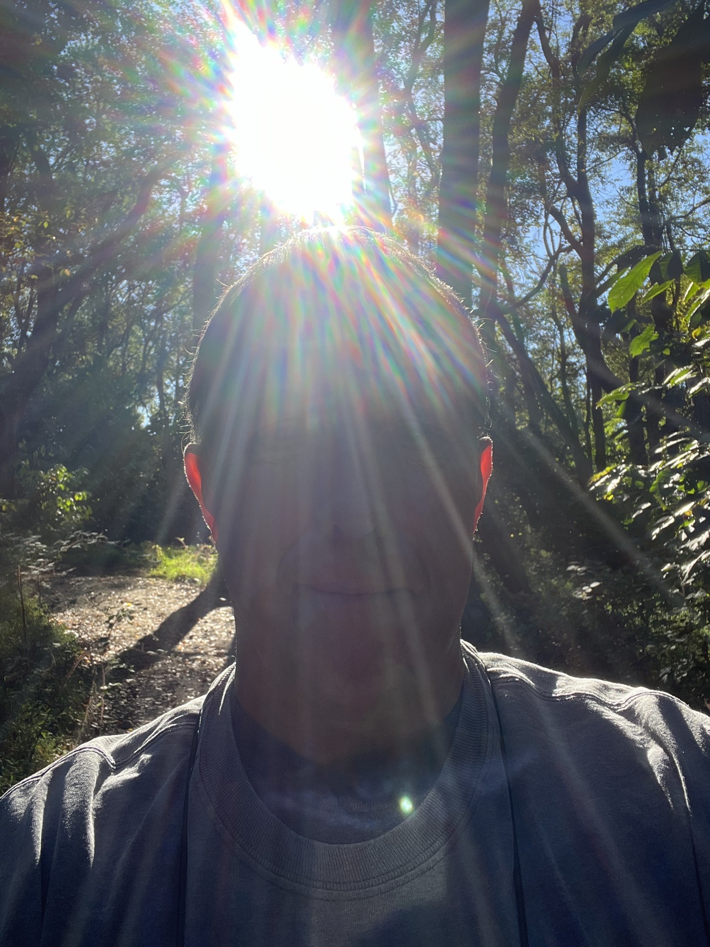 Daryl hiking at Elk Neck State Park in Maryland