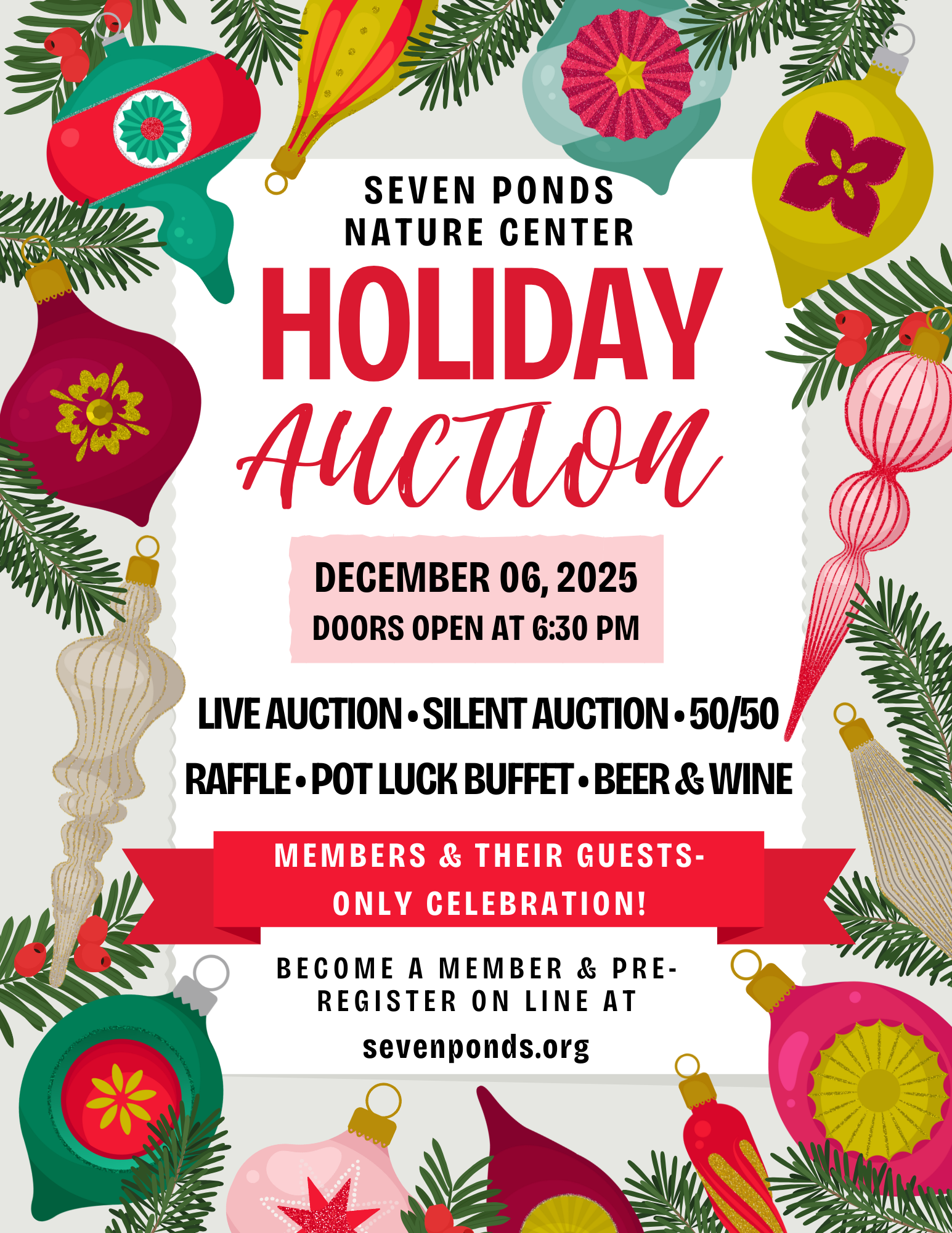 Holiday Auction Flyer 2025 Holiday Auction Flyer 2025